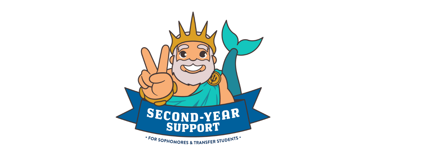 5 of 5, Second year support triton mascot 