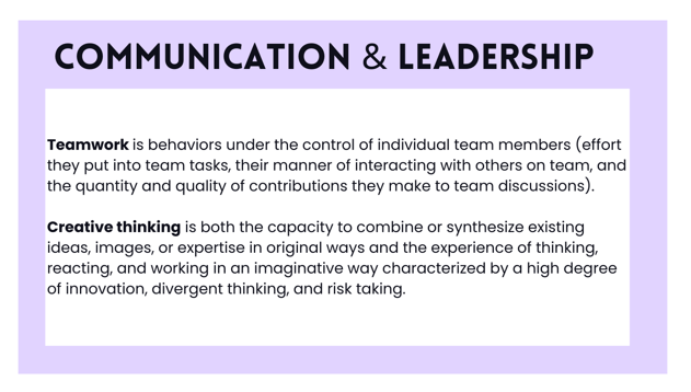 learning goal descriptions